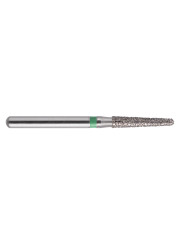 fraise diamantée CoolCut cône bout rond 198-015C (856) gros grain bague verte C