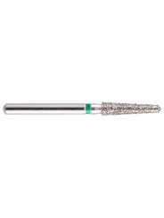 fraise diamantée CoolCut cône bout rond 198-018C (856) gros grain bague verte C