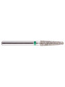 fraise diamantée CoolCut cône bout rond 198-018C (856) gros grain bague verte C