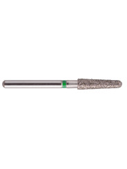 fraise diamantée CoolCut cône bout rond 198-022C (856) gros grain bague verte C
