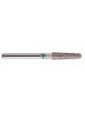 fraise diamantée CoolCut cône bout rond 198-022C (856) gros grain bague verte C