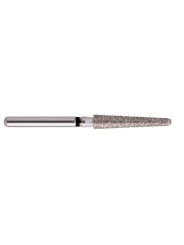 fraise diamantée CoolCut cône long bout rond 199-022XC (850L) très gros grain bague noire C