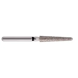 fraise diamantée CoolCut cône long bout rond 199-022XC (850L) très gros grain bague noire C
