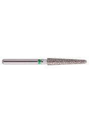 fraise diamantée CoolCut cône long bout rond 199-022C (850L) gros grain bague verte C