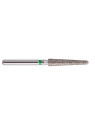 fraise diamantée CoolCut cône long bout rond 199-022C (850L) gros grain bague verte C