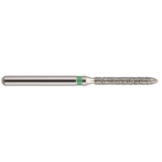 fraise diamantée CoolCut Torpille 290-010C (879) gros grain bague verte C