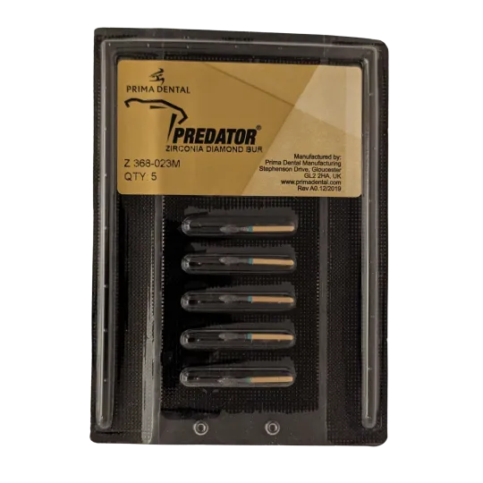Blister X5 fraise zircone Predator Zirconia 368-023M
