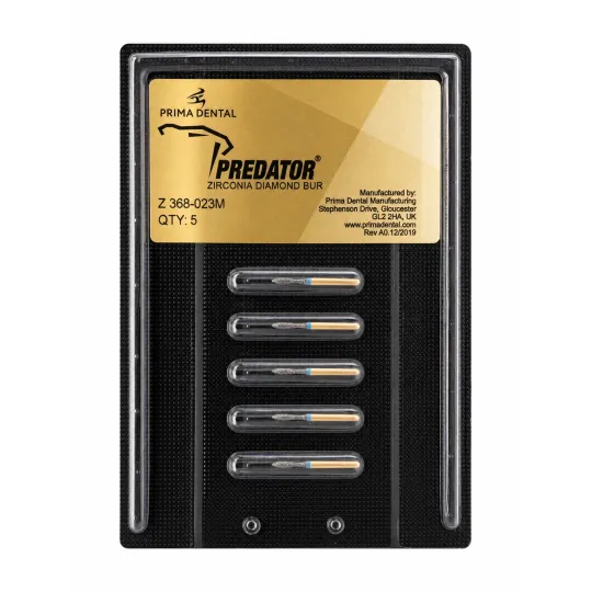 Blister X5 fraise zircone Predator Zirconia 368-023M