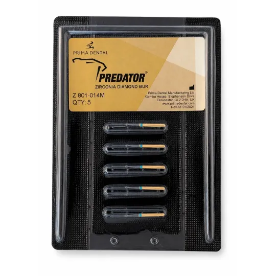 blister X5 fraise zircone Predator Zirconia Boule 801