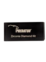 KIT 8 fraises à zircone Predator Zirconia (support)