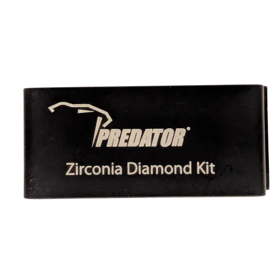 KIT 8 fraises à zircone Predator Zirconia (support)